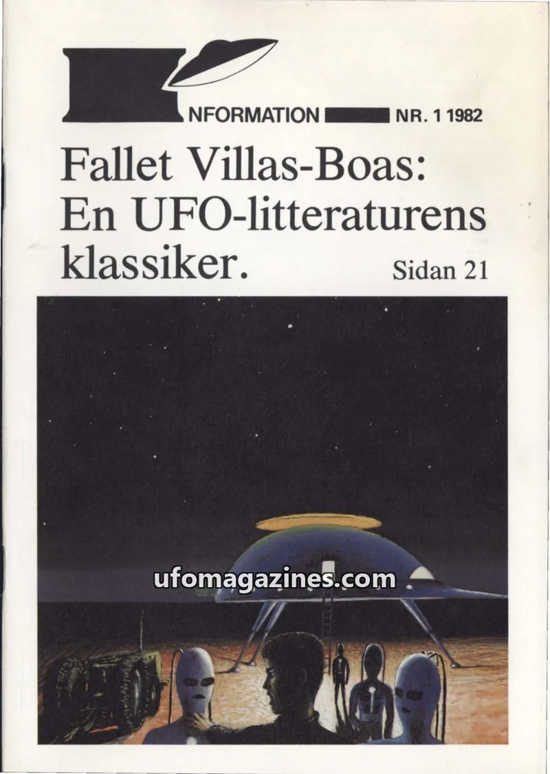 Cover of UFO Information issue 1: UFO-INFORMATION