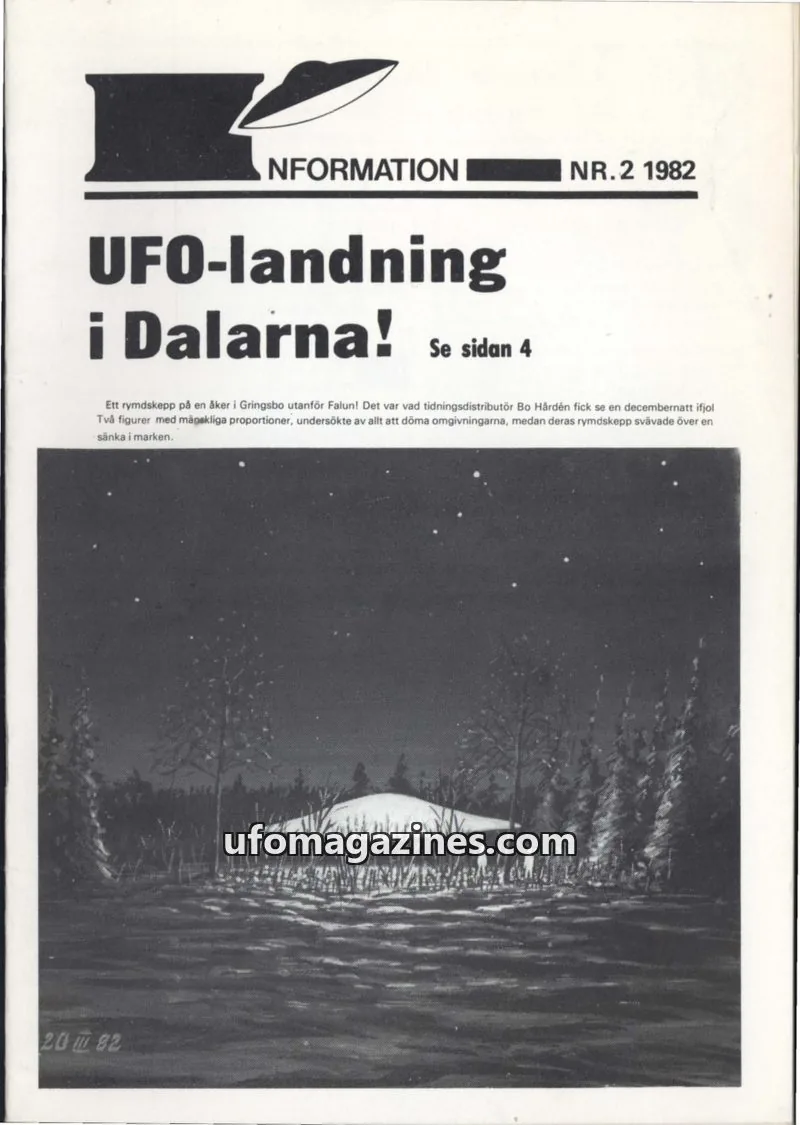 Cover of UFO Information issue NR.2: UFO-Information