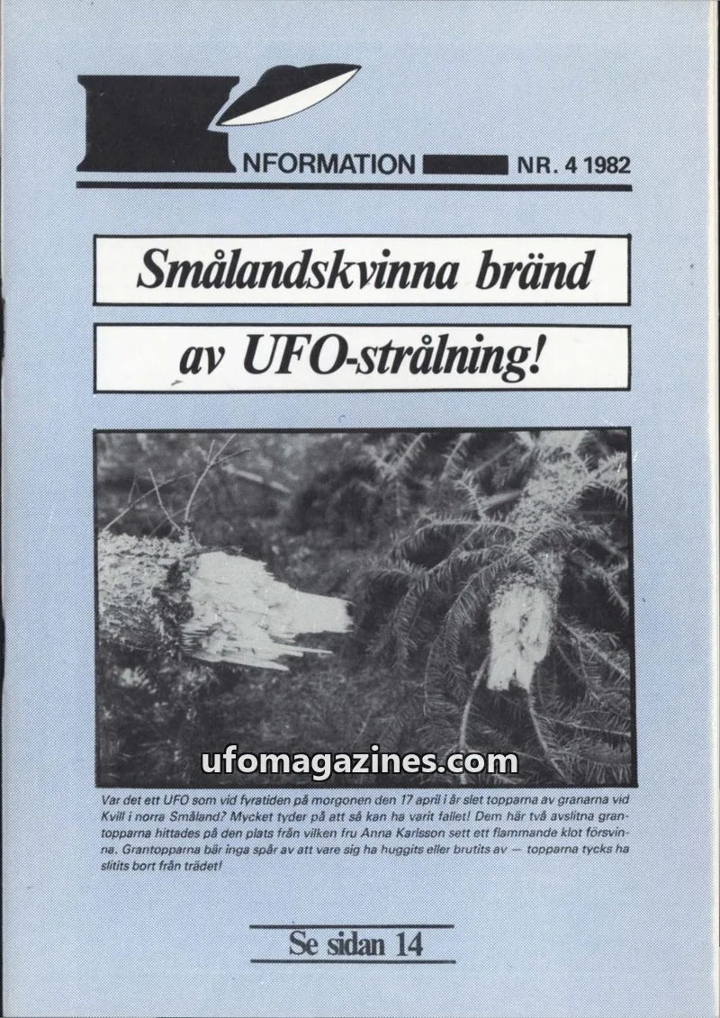 Cover of UFO Information issue 4: UFO-INFORMATION