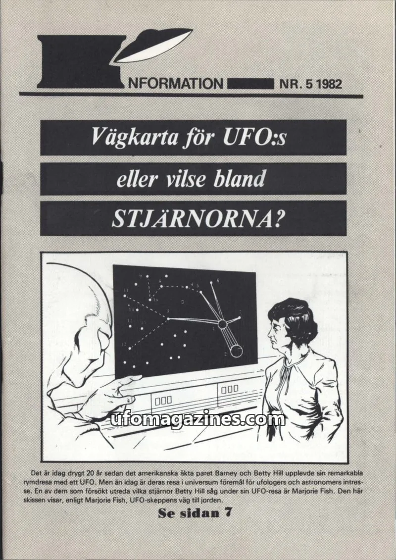 Cover of UFO Information issue 5: UFO-INFORMATION