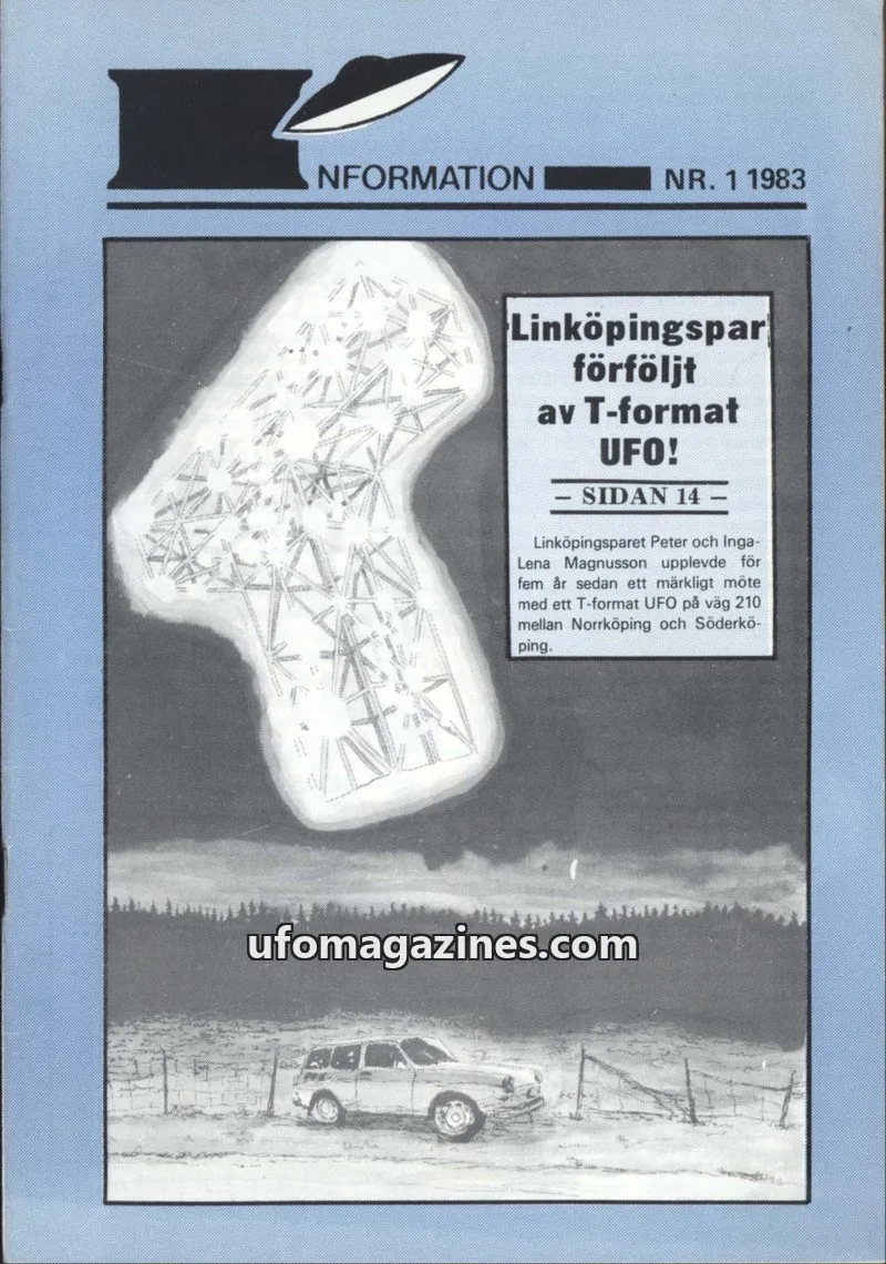 Cover of UFO Information issue 1: UFO-INFORMATION