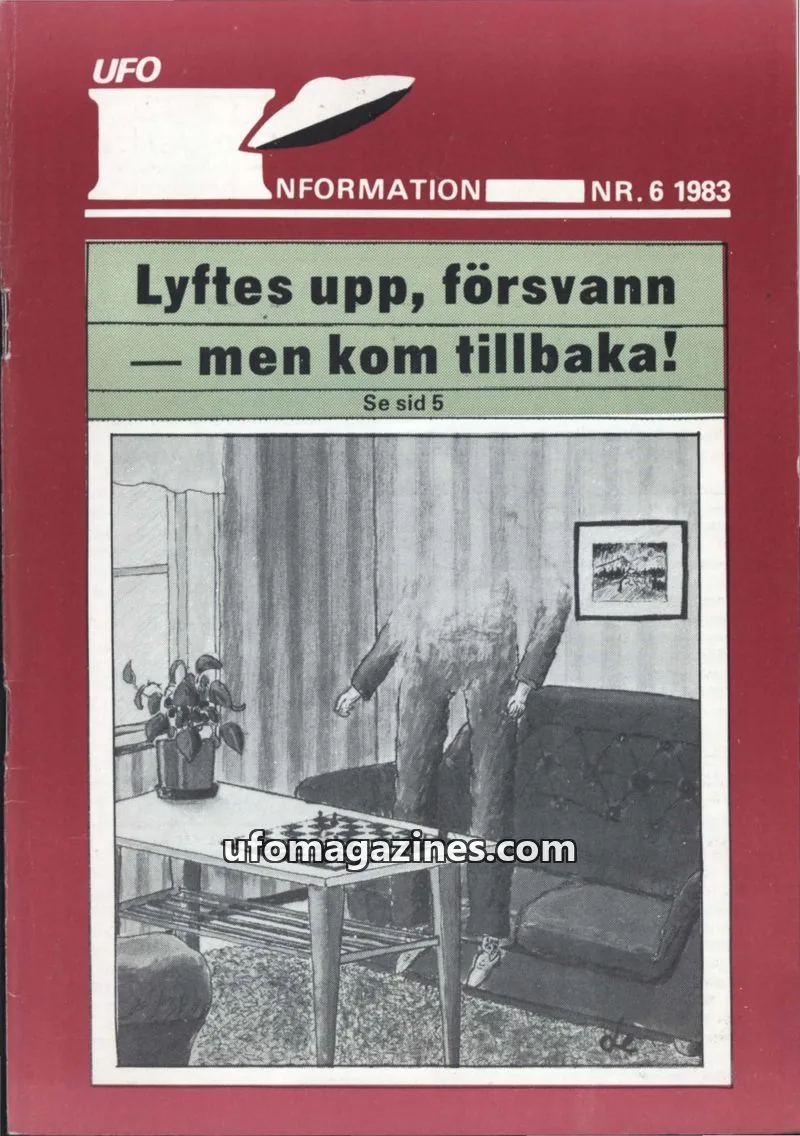 Cover of UFO Information issue NR. 6 1983: UFO-INFORMATION