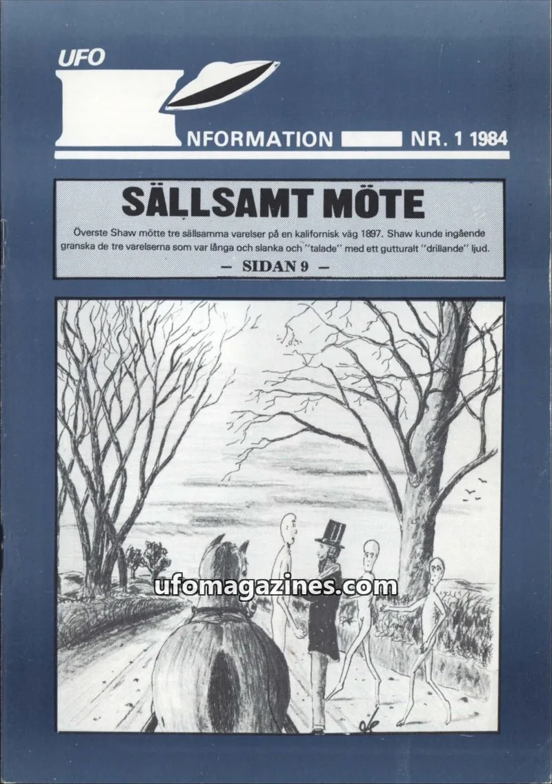 Cover of UFO Information issue 1: UFO-INFORMATION