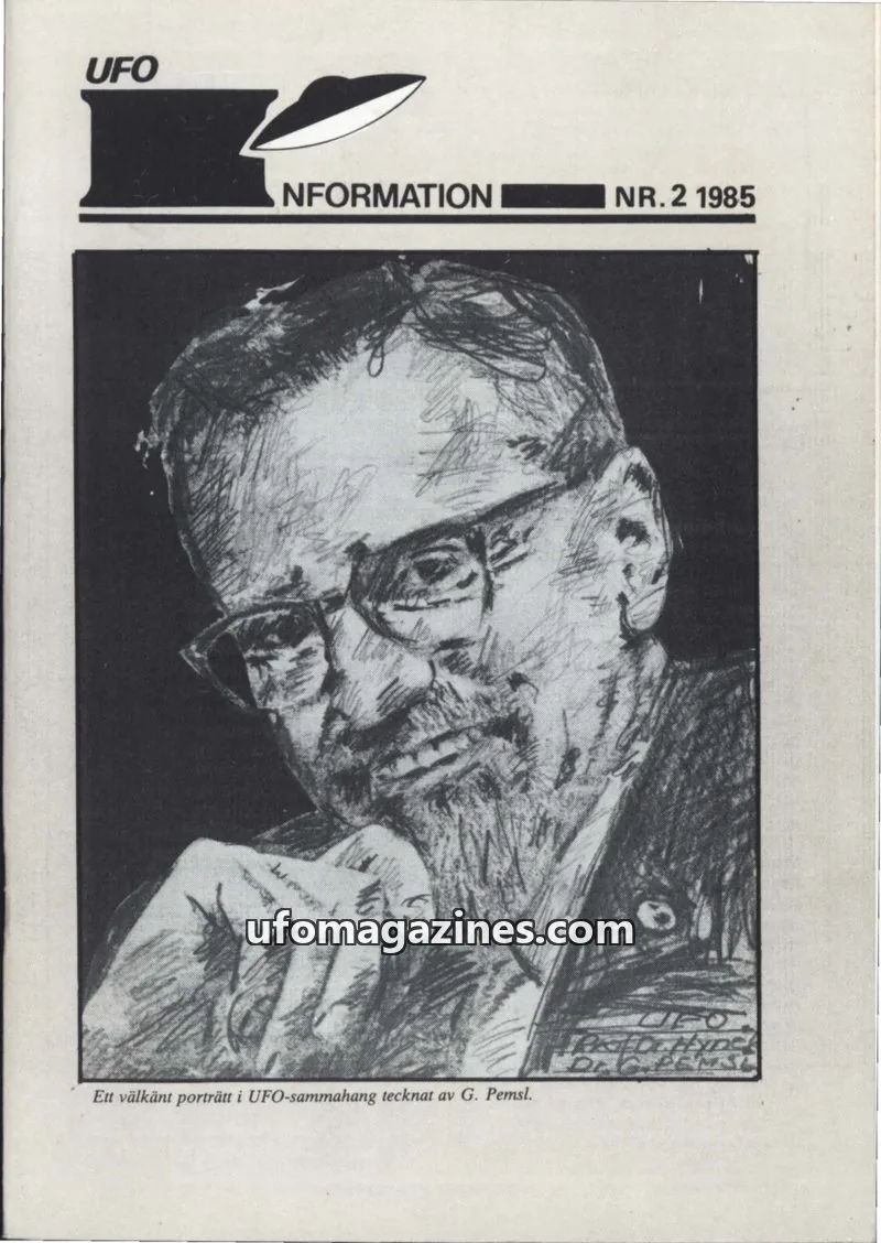 Cover of UFO Information issue NR. 2 1985: UFO NFORMATION