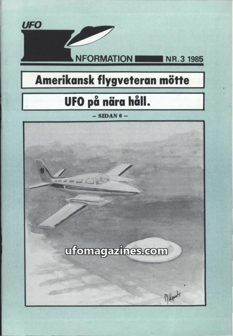 Cover of UFO Information issue 3: UFO INFORMATION
