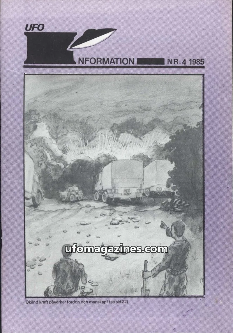 Cover of UFO Information issue NR.4 1985: UFO NFORMATION