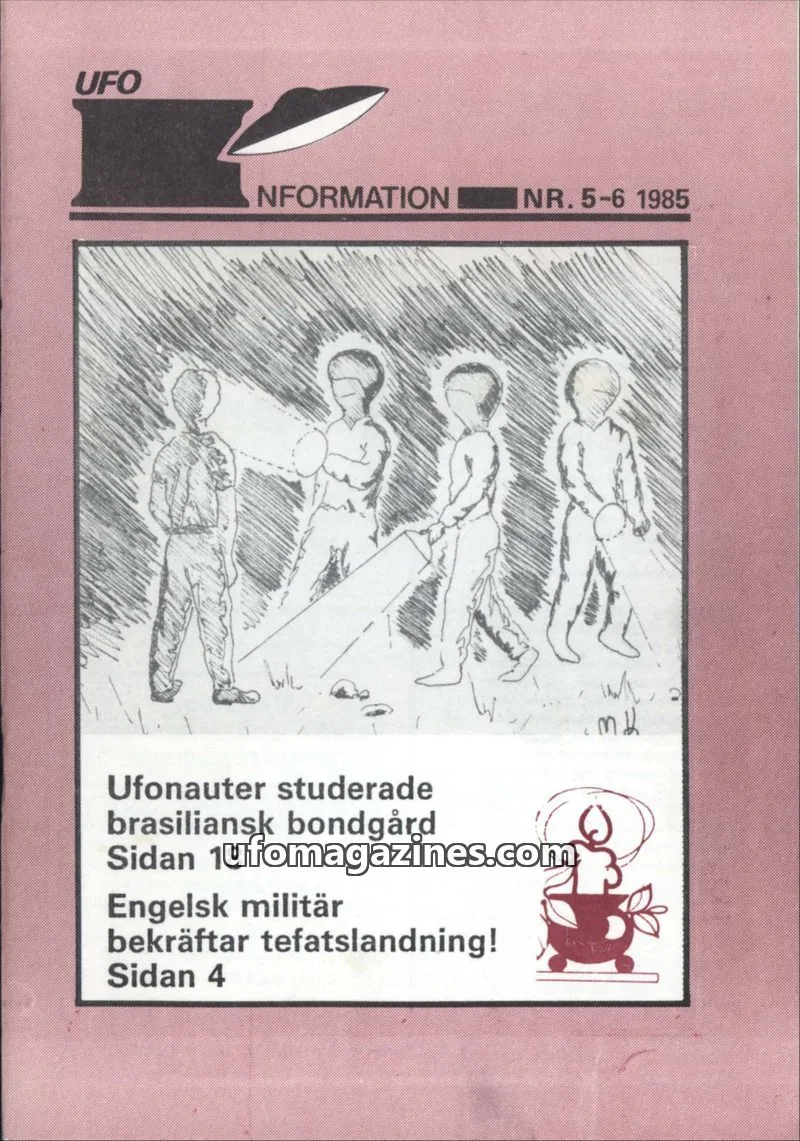 Cover of UFO Information issue 5-6: UFO-INFORMATION
