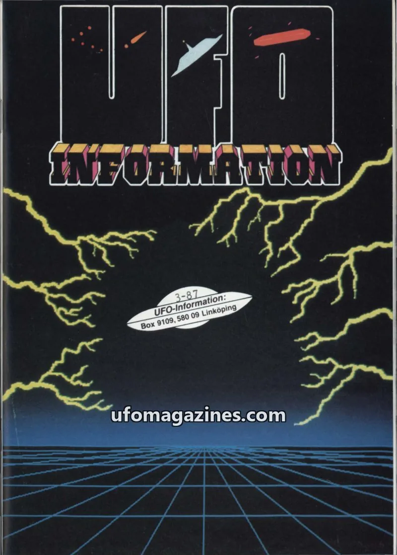 Cover of UFO Information issue 3-87: UFO INFORMATION