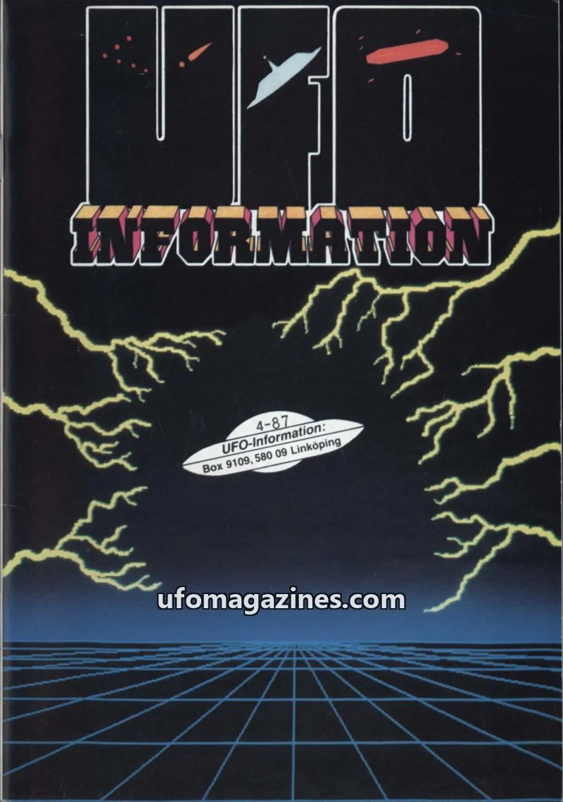 Cover of UFO Information issue 4-87: UFO INFORMATION