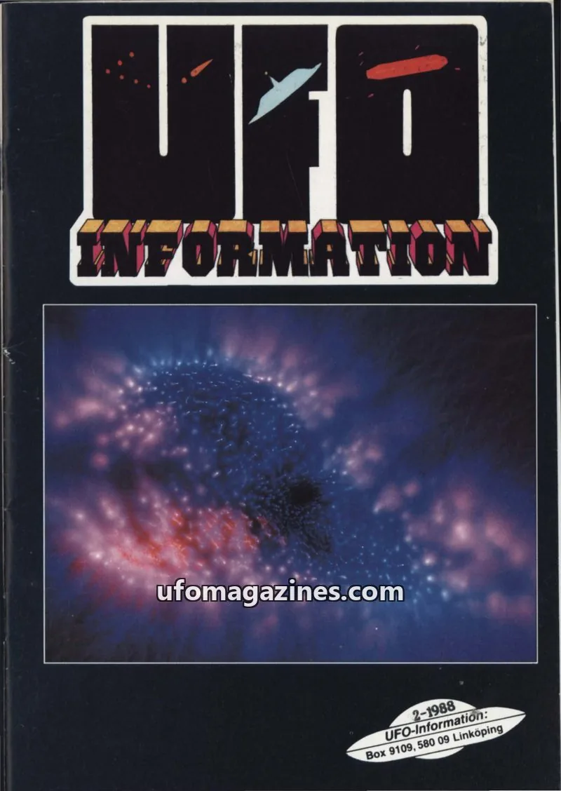 Cover of UFO Information issue 2-1988: UFO INFORMATION