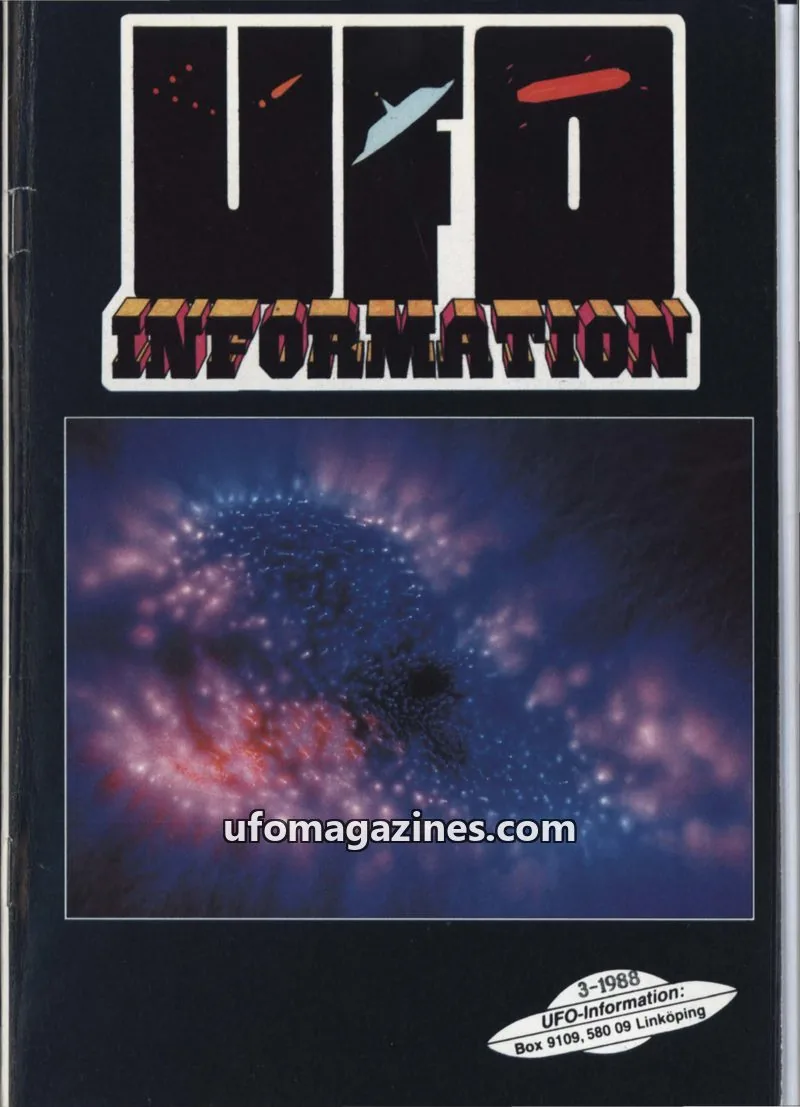 Cover of UFO Information issue 3-1988: UFO INFORMATION
