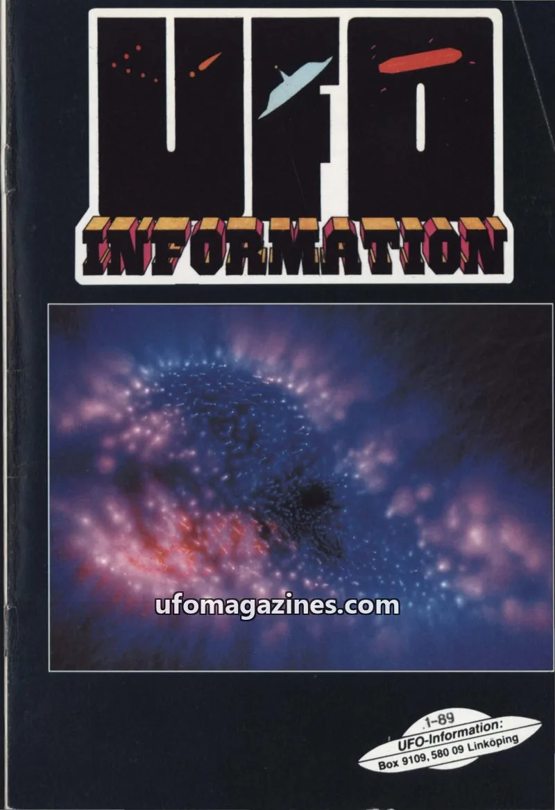 Cover of UFO Information issue 1-89: UFO INFORMATION