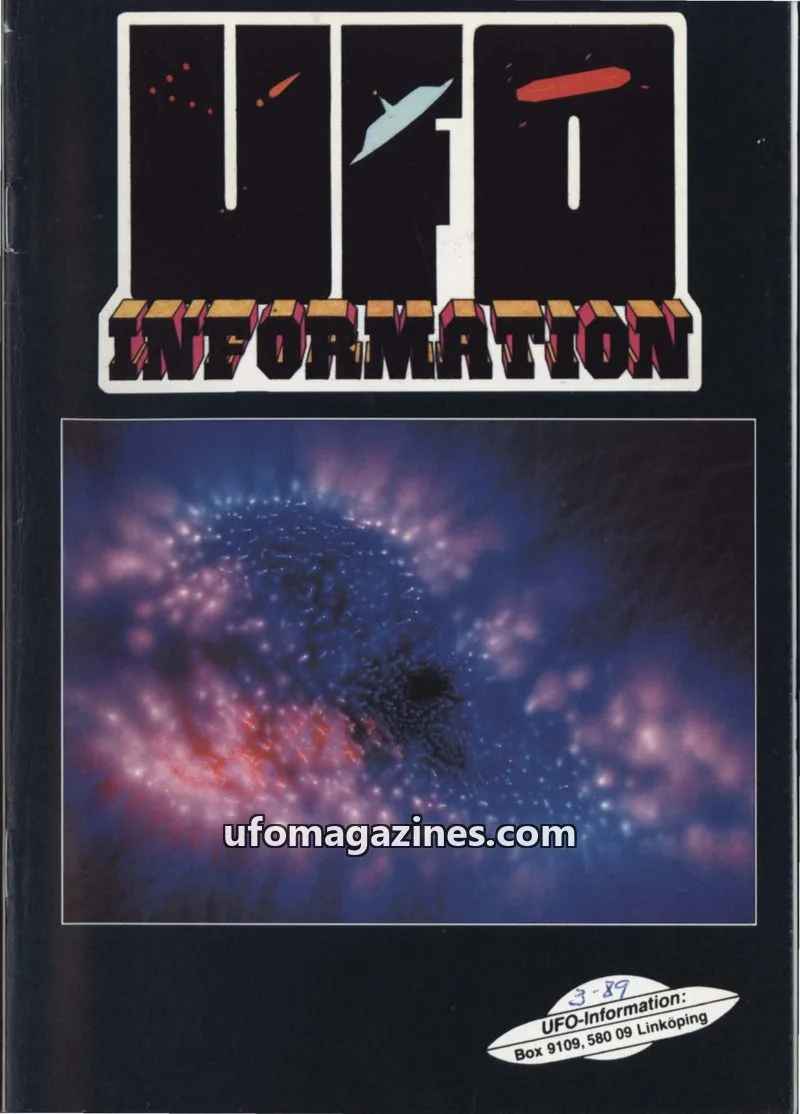 Cover of UFO Information issue 3-1989: UFO-INFORMATION