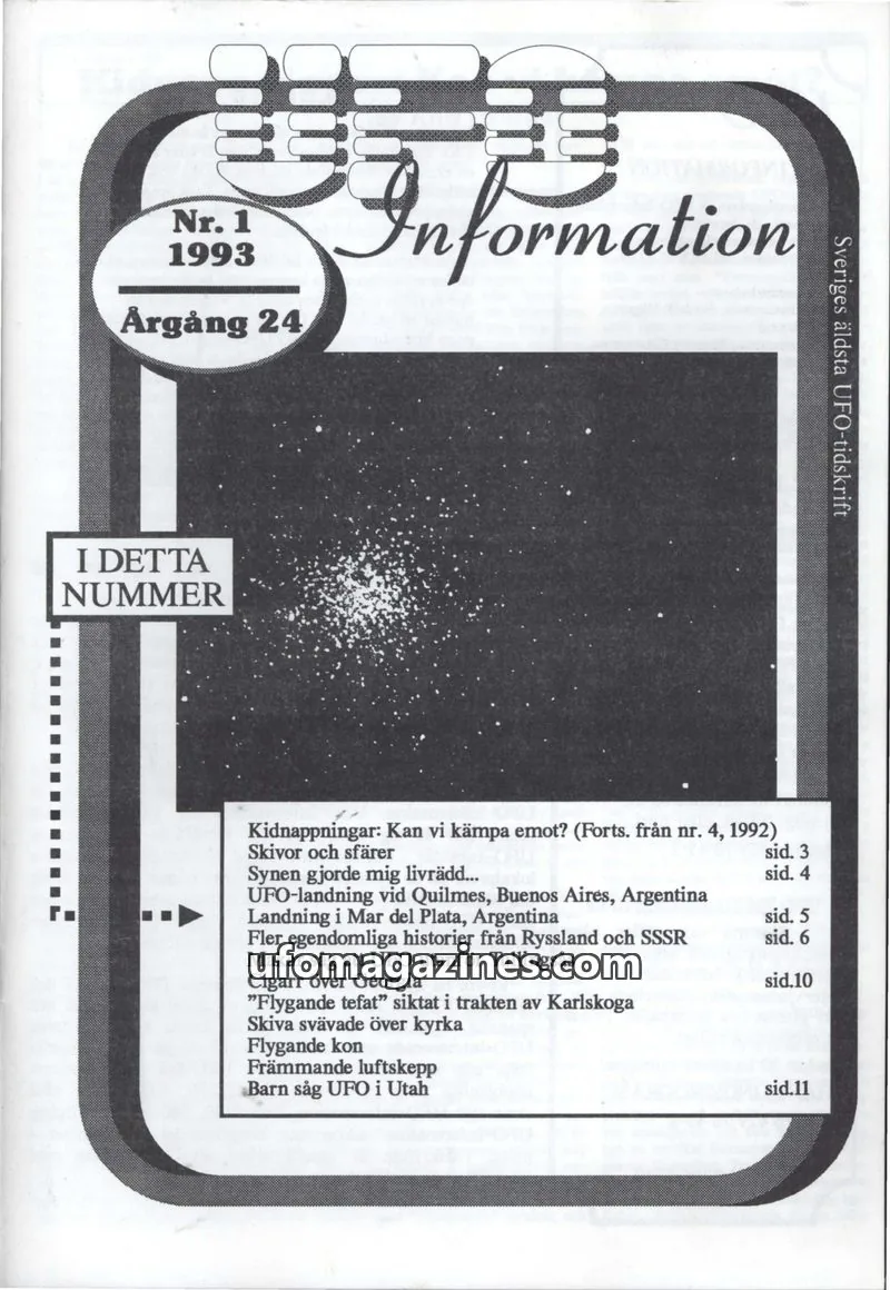 Cover of UFO Information issue 294: UFO-Information
