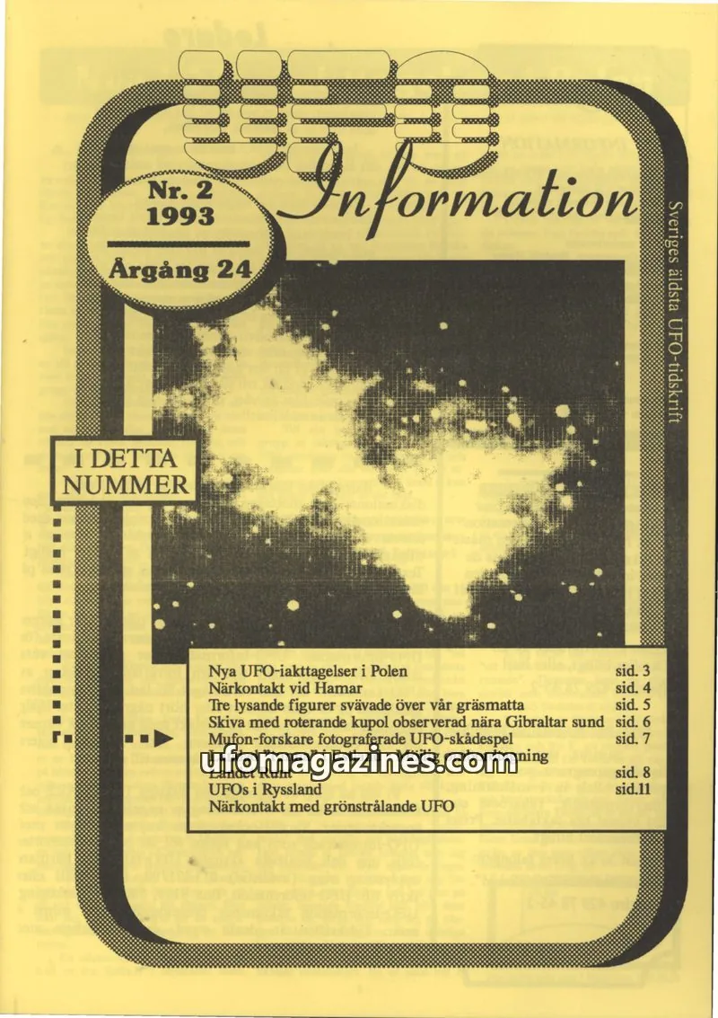 Cover of UFO Information issue 2: Information