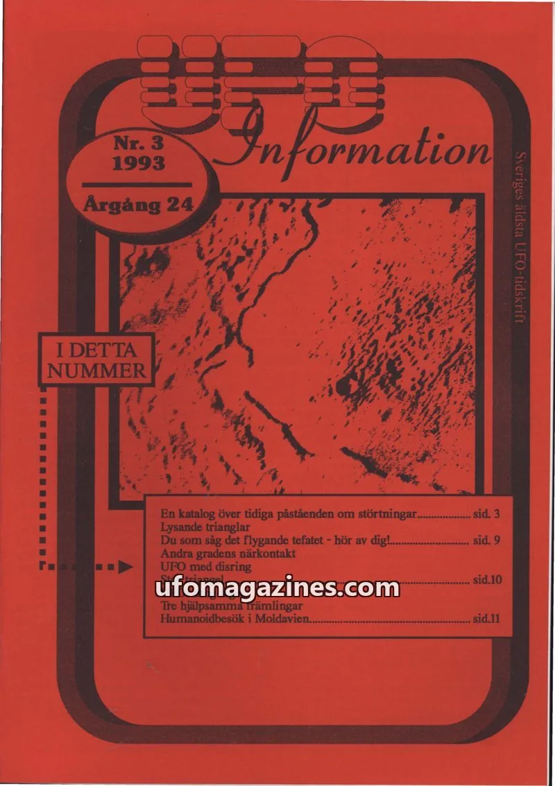 Cover of UFO Information issue 3: Information