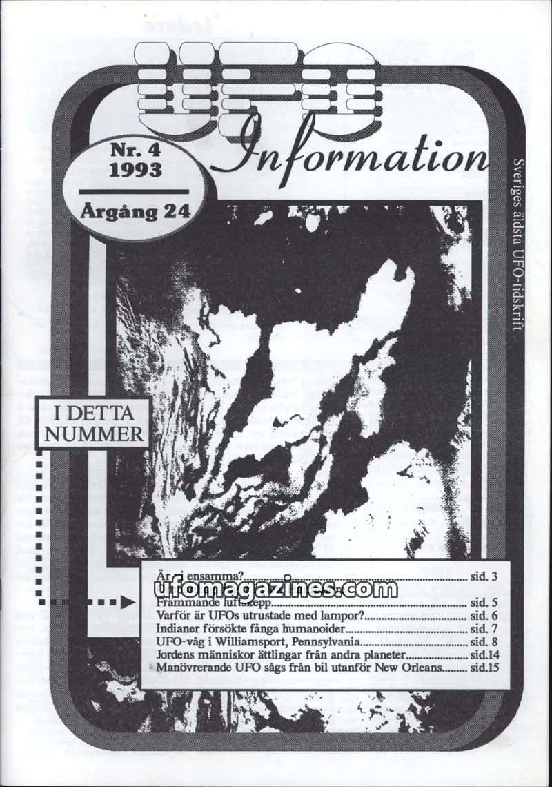 Cover of UFO Information issue 4: Information