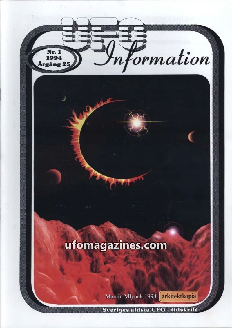 Cover of UFO Information issue Nr. 1: UFO Information