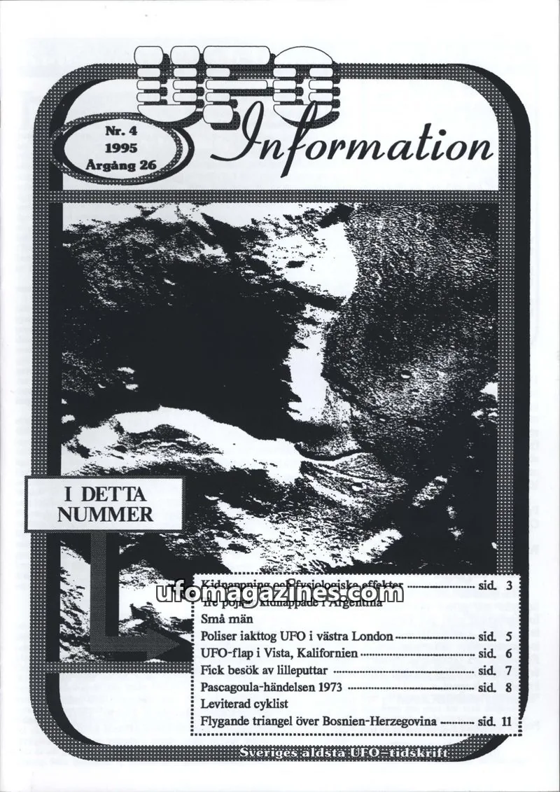 Cover of UFO Information issue 4: UFO Information