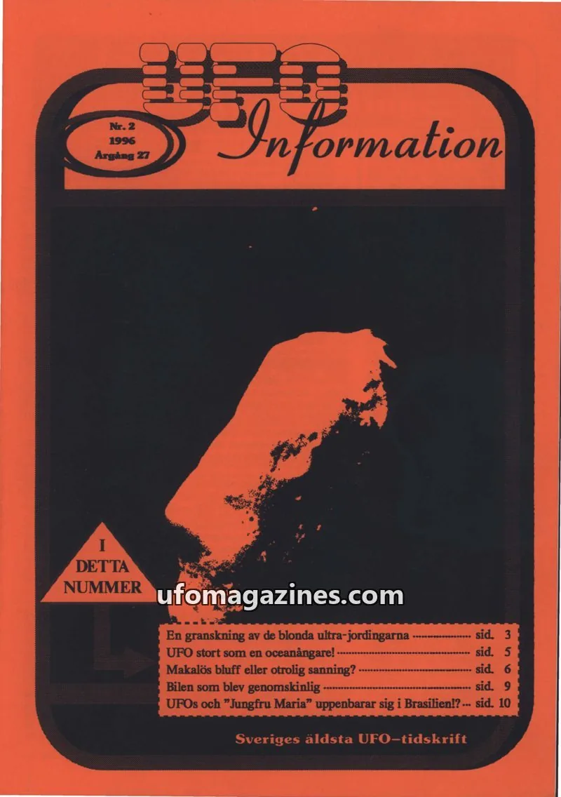 Cover of UFO Information issue Nr. 2: Information