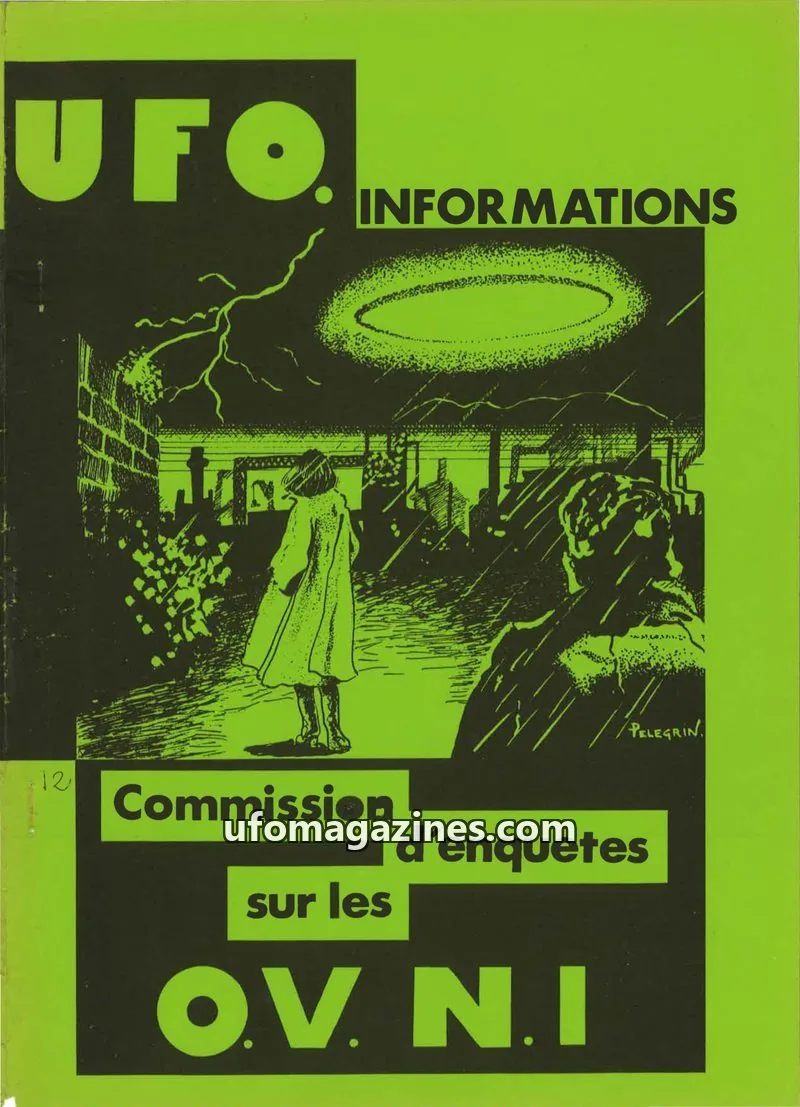 Cover of ASSOCIATION DES AMIS DE MARC THIROUIN issue 12: UFO INFORMATIONS