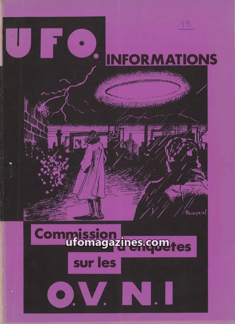 Cover of UFO Informations issue 13: UFO INFORMATIONS