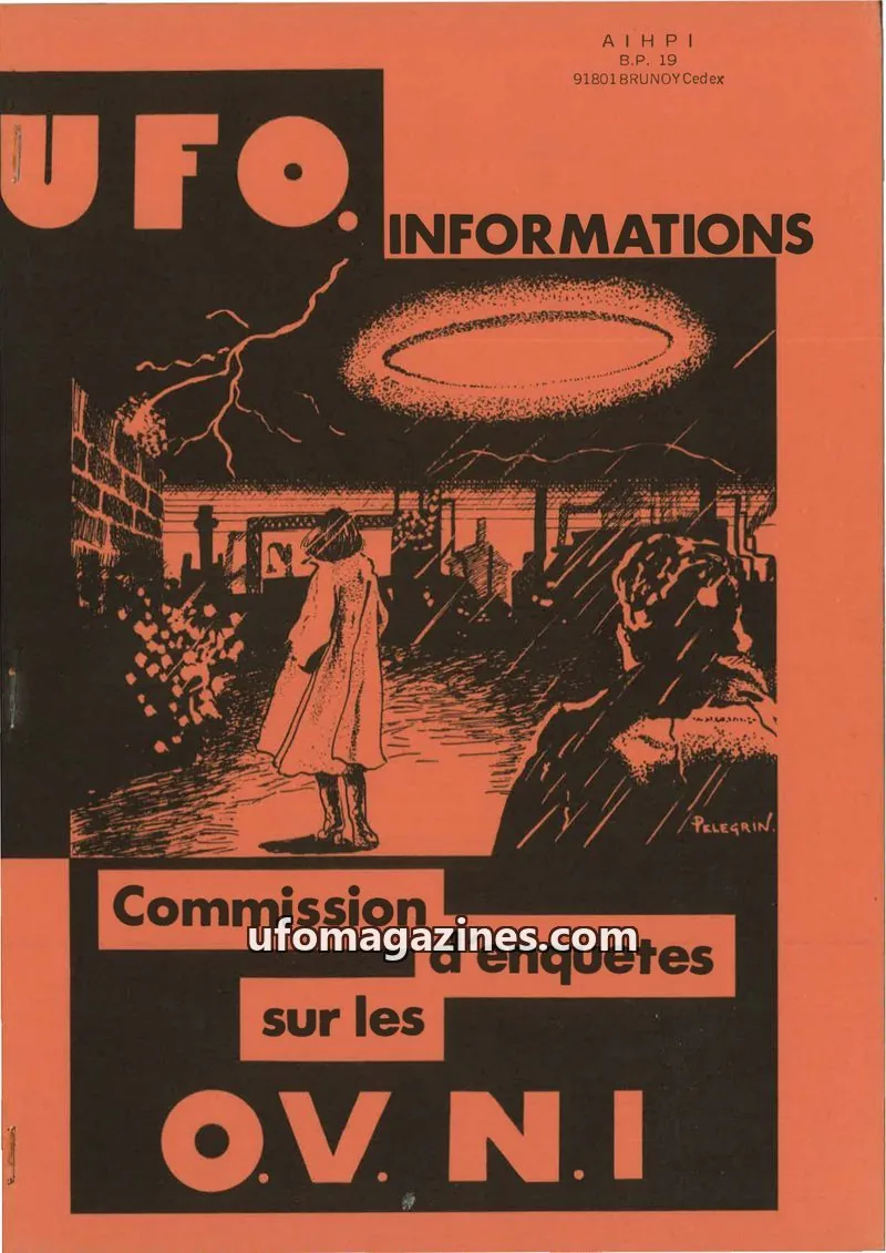 Cover of AIHPI issue nº 14: UFO. INFORMATIONS