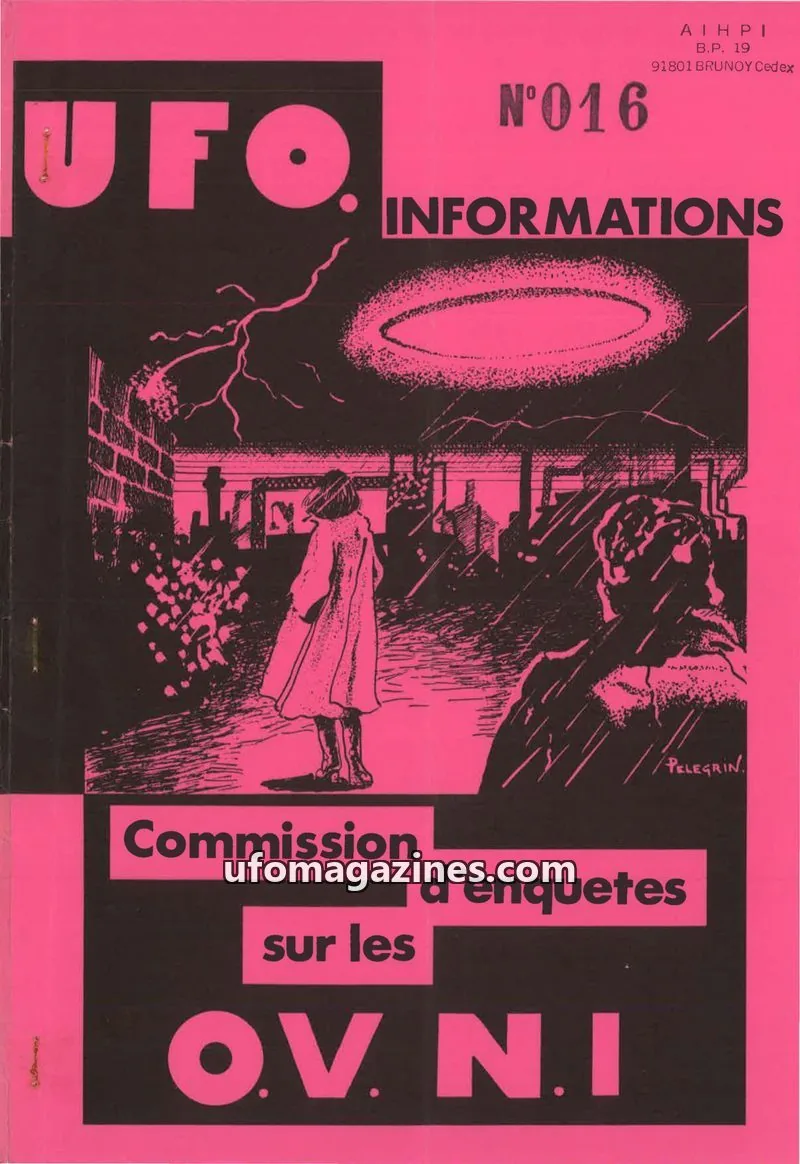 Cover of AIHPI issue 016: UFO INFORMATIONS