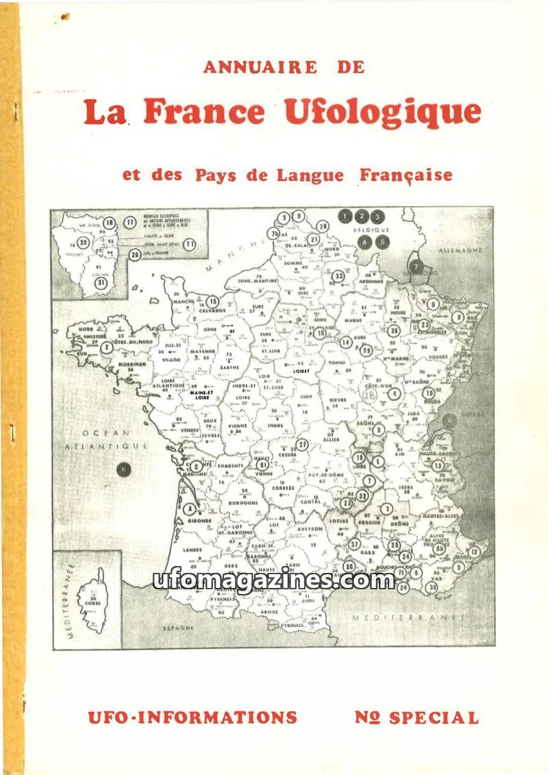 Cover of UFO Informations issue NO SPECIAL: La France Ufologique
