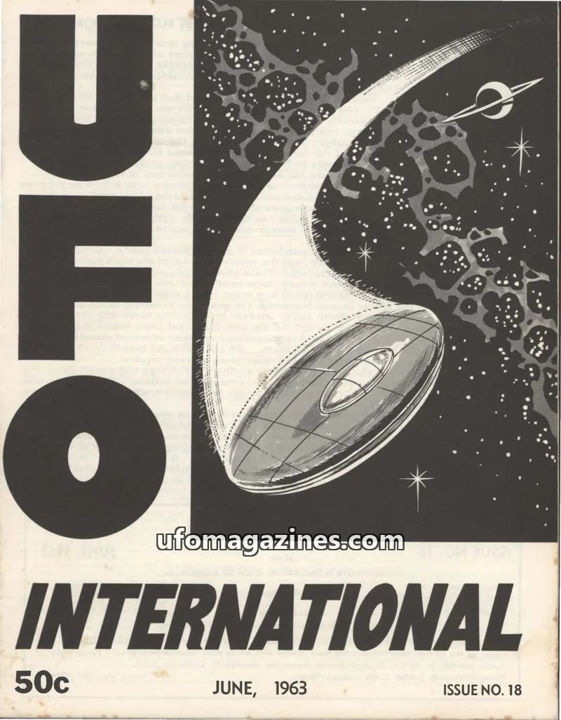 Cover of UFO International (Gabriel Green) issue 18: UFO INTERNATIONAL