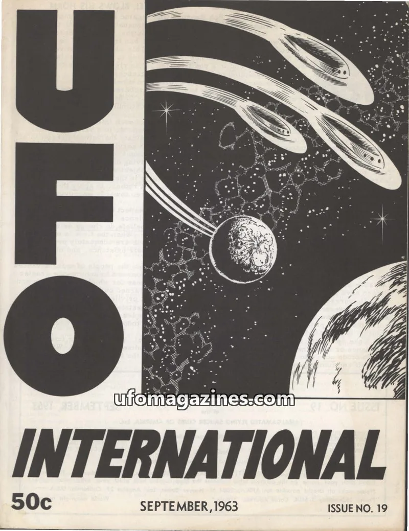 Cover of UFO International (Gabriel Green) issue NO. 19: UFO INTERNATIONAL