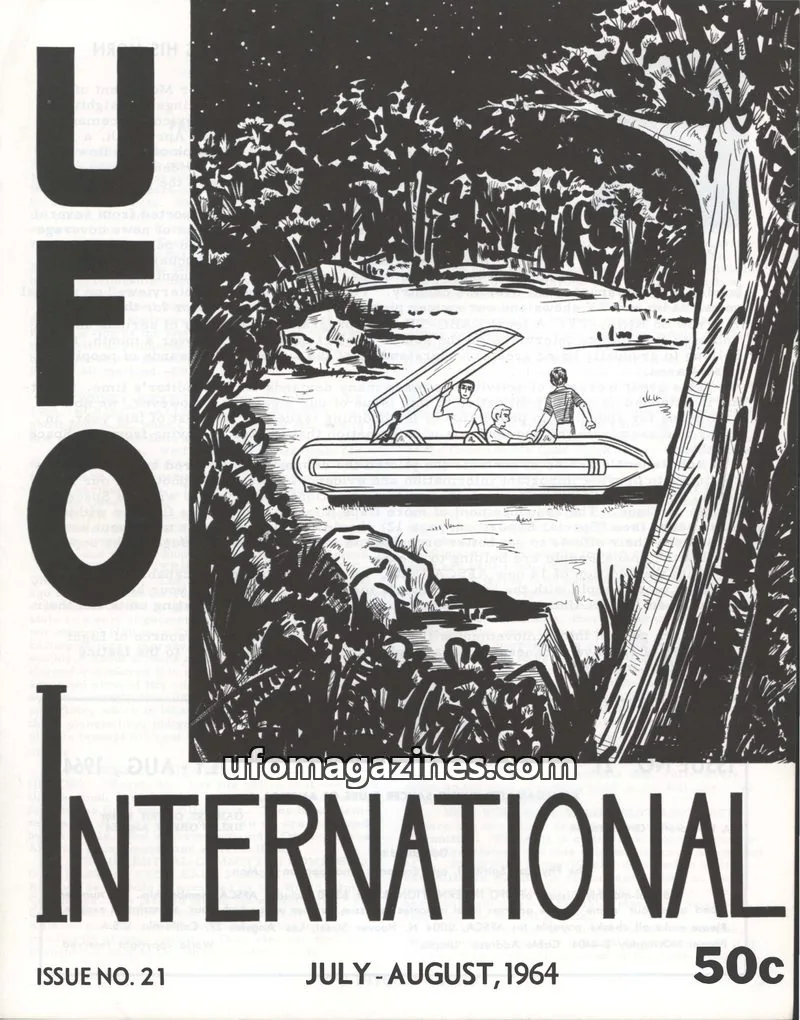 Cover of UFO International (Gabriel Green) issue 21: UFO INTERNATIONAL