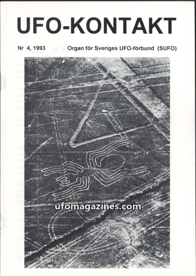 Cover of UFO Kontakt (Sune Hjorth) issue 4: UFO-KONTAKT