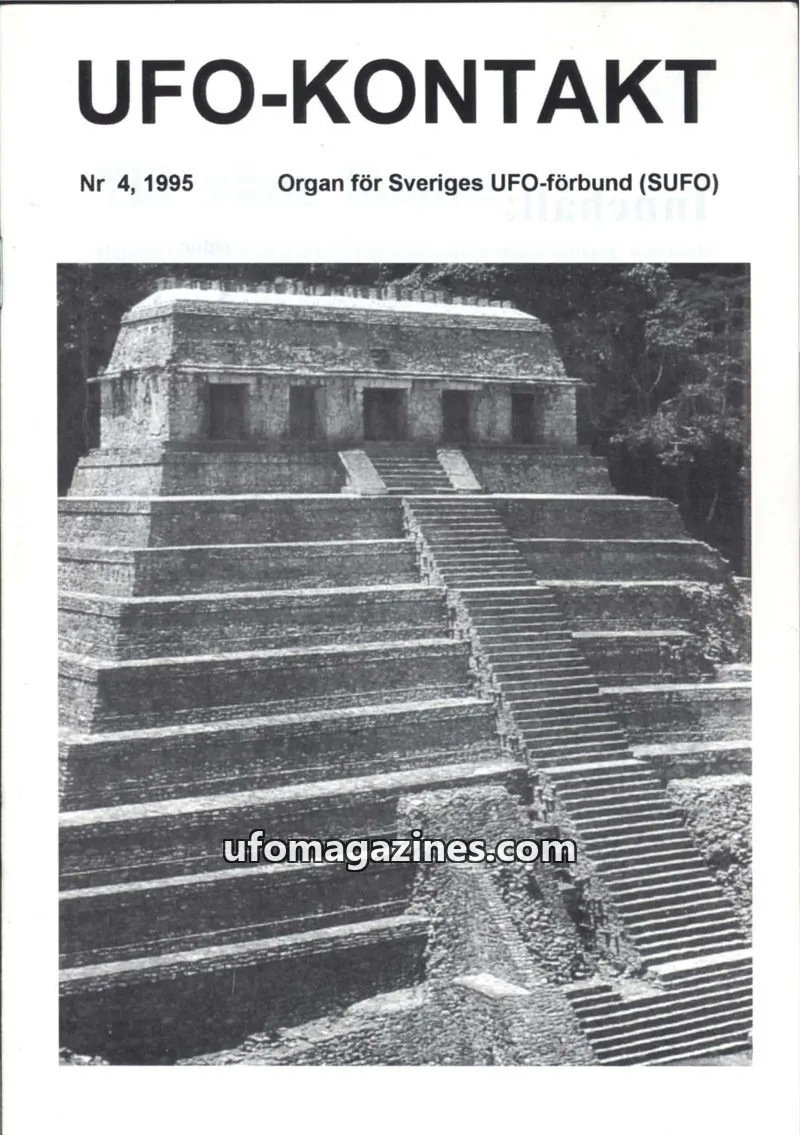 Cover of UFO Kontakt (Sune Hjorth) issue 4: UFO-KONTAKT