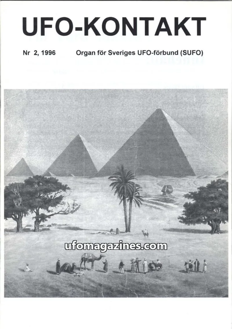 Cover of UFO Kontakt (Sune Hjorth) issue Nr 2: UFO-KONTAKT
