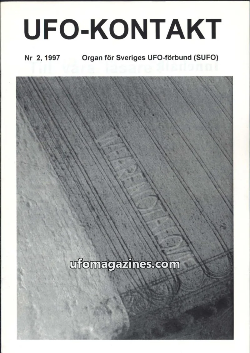 Cover of UFO Kontakt (Sune Hjorth) issue 2: UFO-KONTAKT