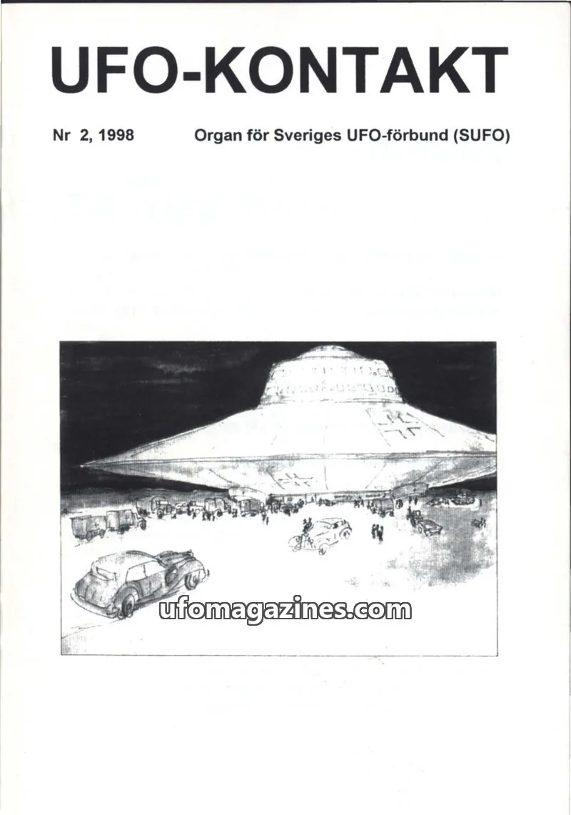 Cover of UFO Kontakt (Sune Hjorth) issue 2: UFO-KONTAKT