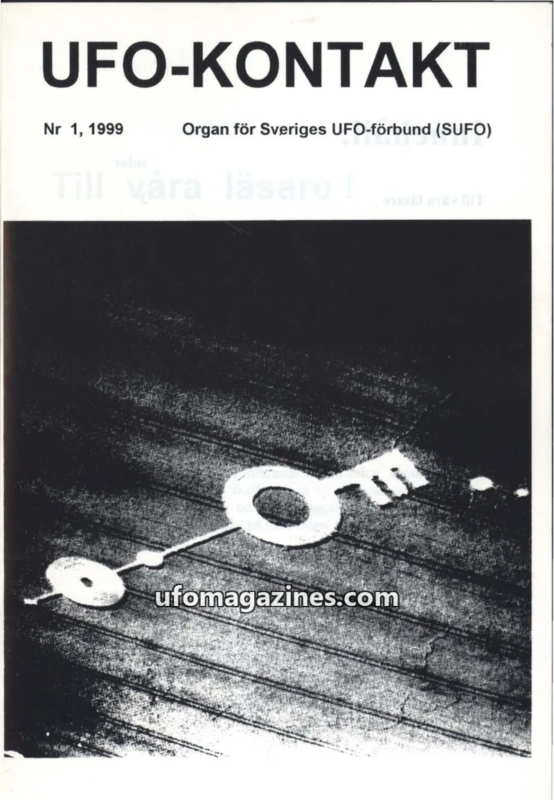 Cover of UFO Kontakt (Sune Hjorth) issue 1: UFO-KONTAKT
