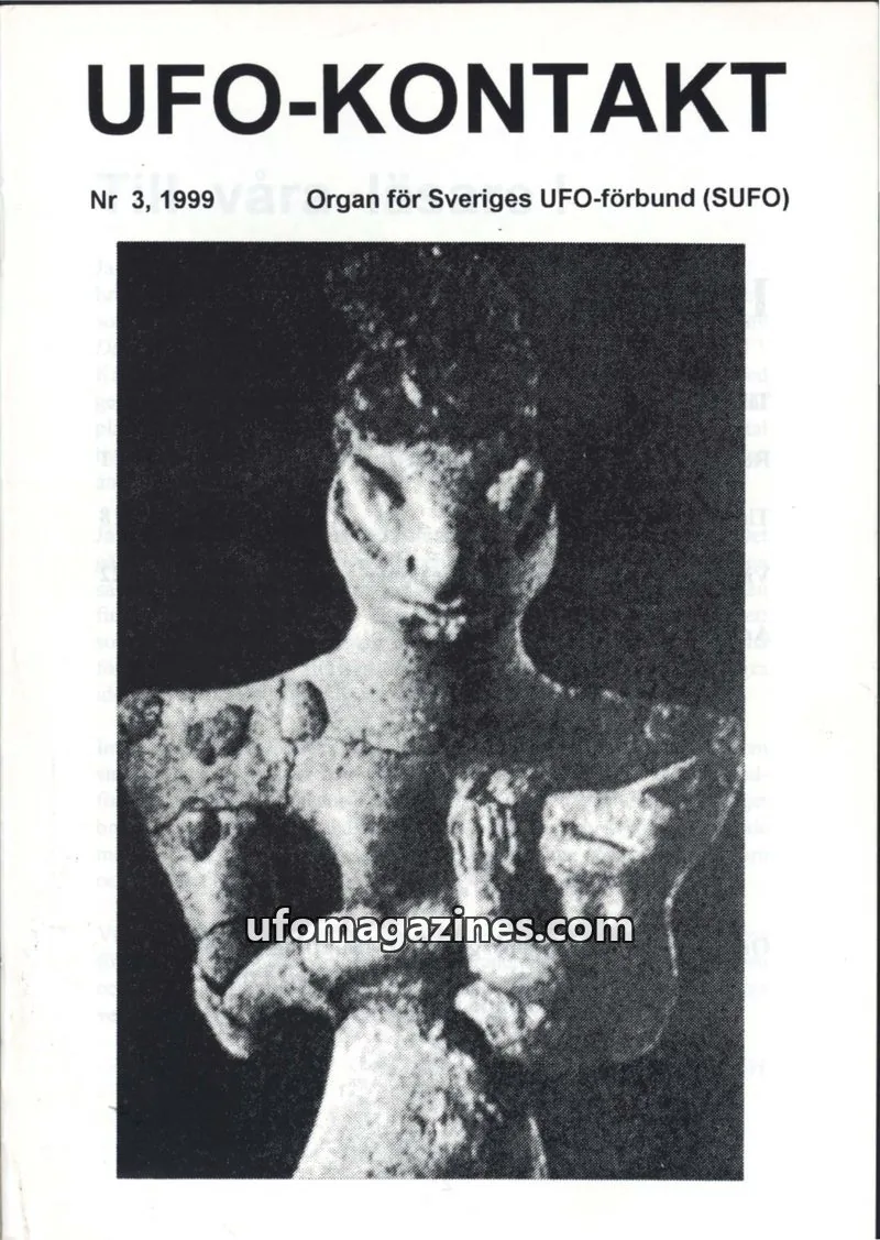 Cover of UFO Kontakt (Sune Hjorth) issue 3: UFO-KONTAKT