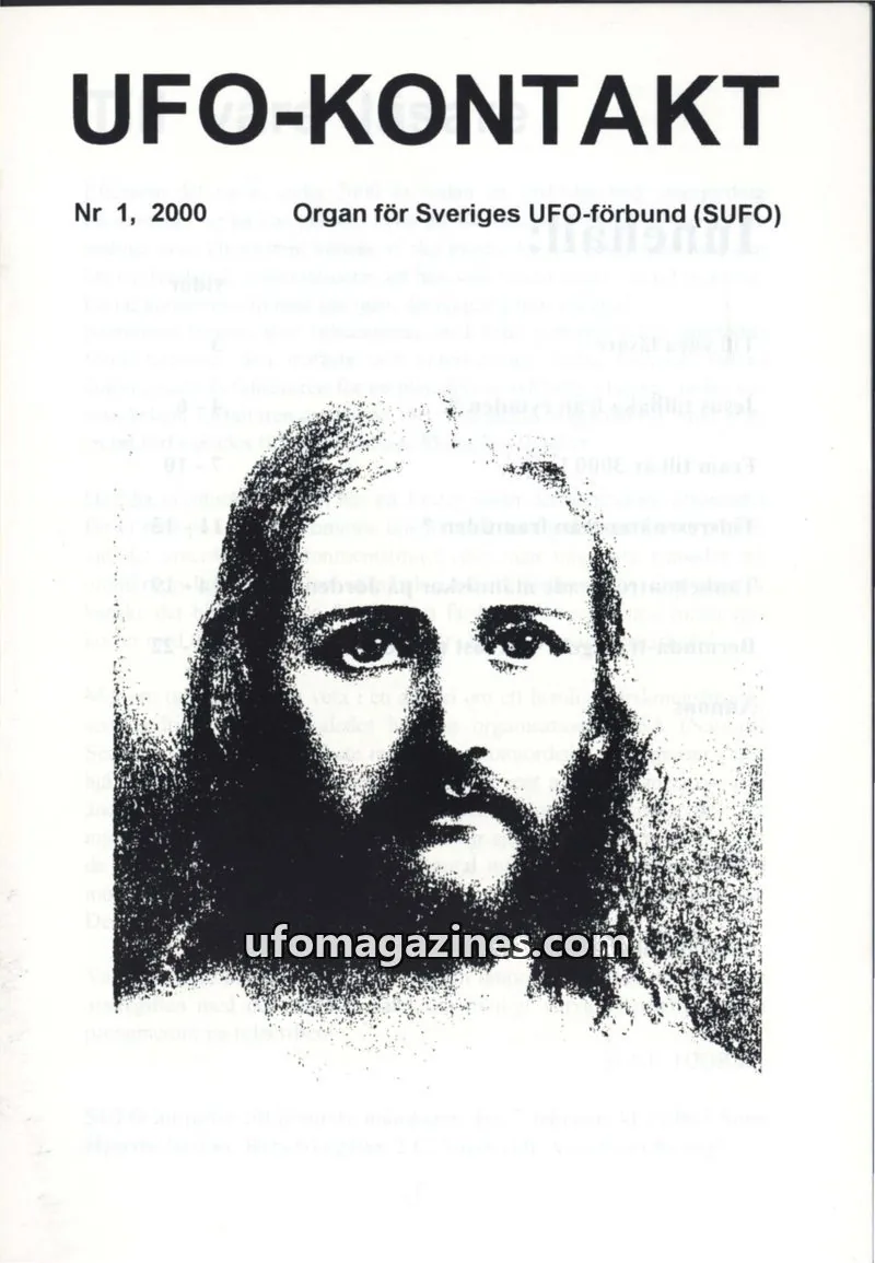 Cover of UFO Kontakt (Sune Hjorth) issue 1: UFO-KONTAKT