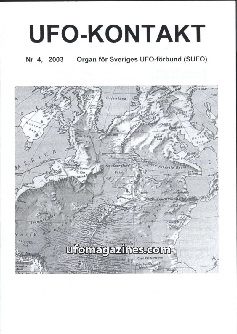 Cover of UFO Kontakt (Sune Hjorth) issue 4: UFO-KONTAKT