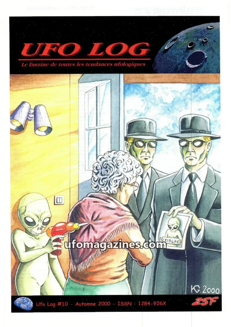 Cover of ASSOCIATION NEXUS issue #10: UFO LOG