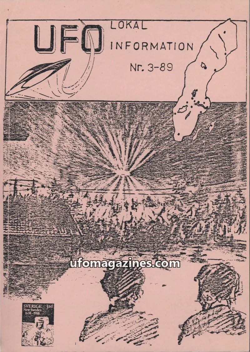 Cover of UFO Lokal Information (UFO-Sverige) issue 3-89: LOKAL UFO INFORMATION