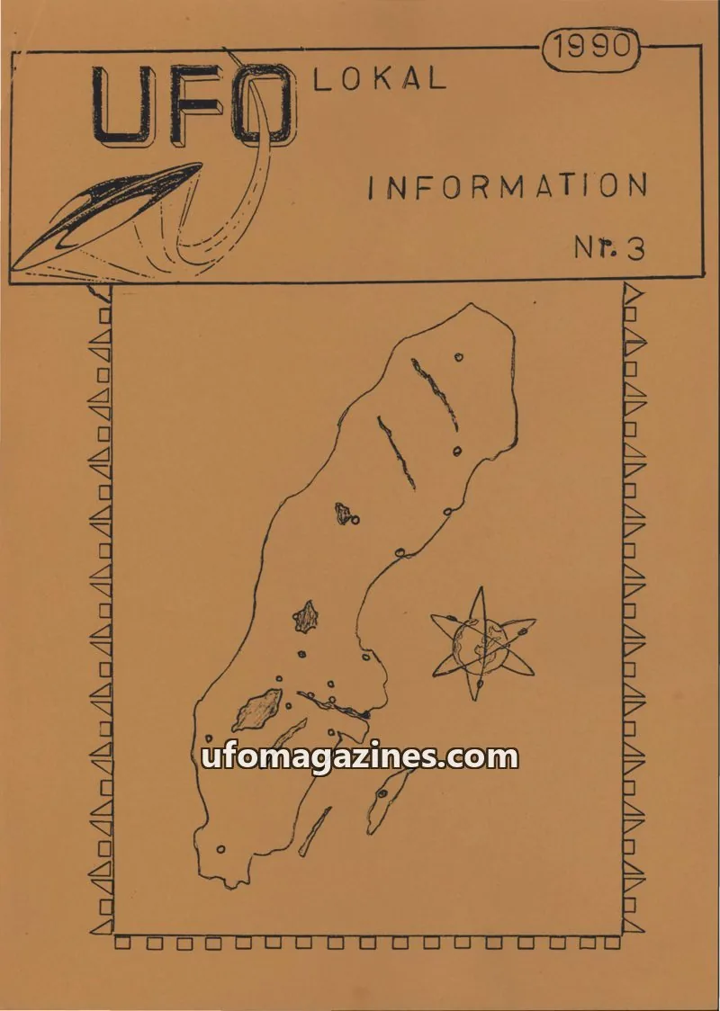 Cover of UFO Lokal Information (UFO-Sverige) issue 3: UFO LOKAL INFORMATION