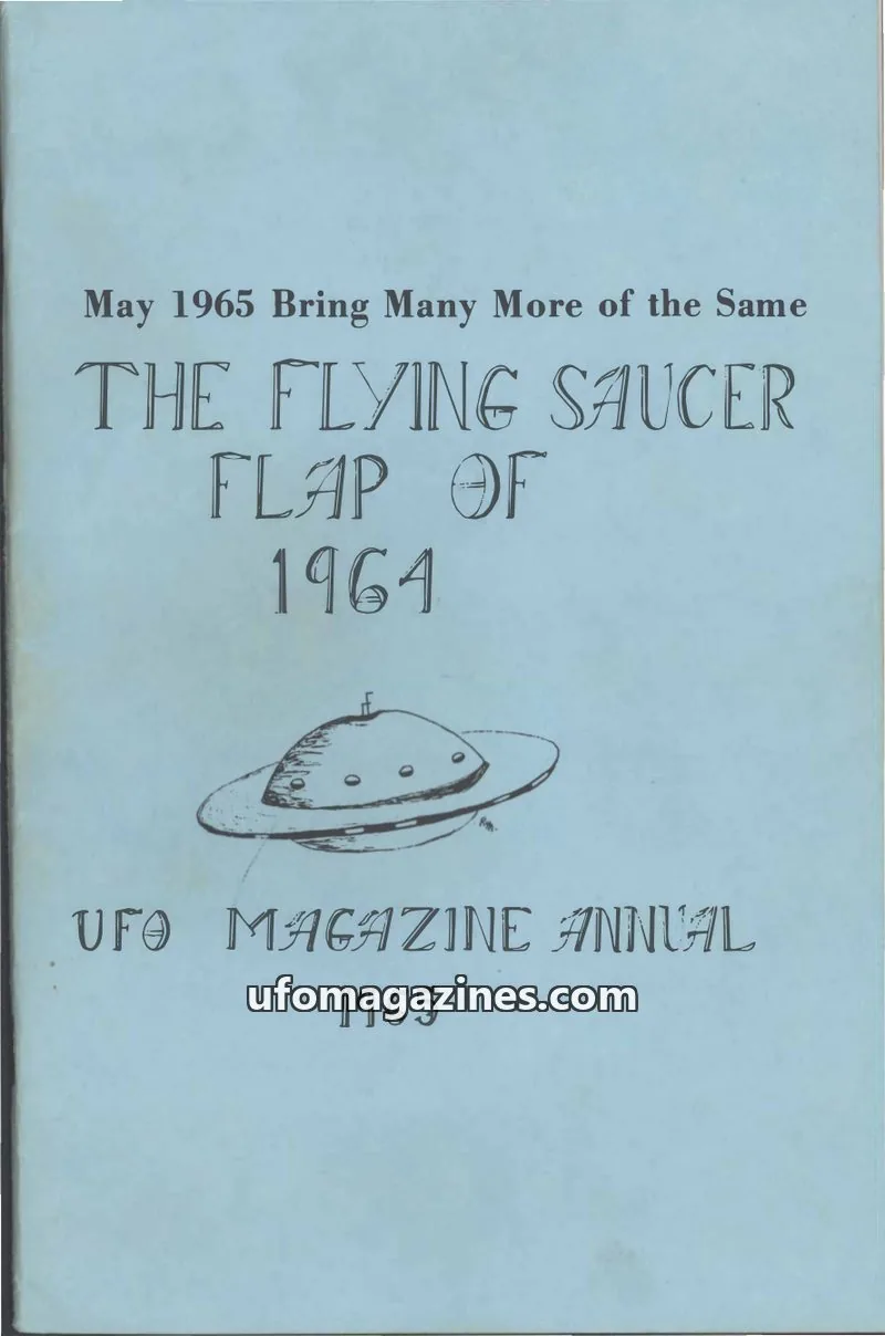 Cover of UFO MAGAZINE PUBLICATIONS issue ANNUAL 1965: THE FLYING SAUCER FLAP OF 1964