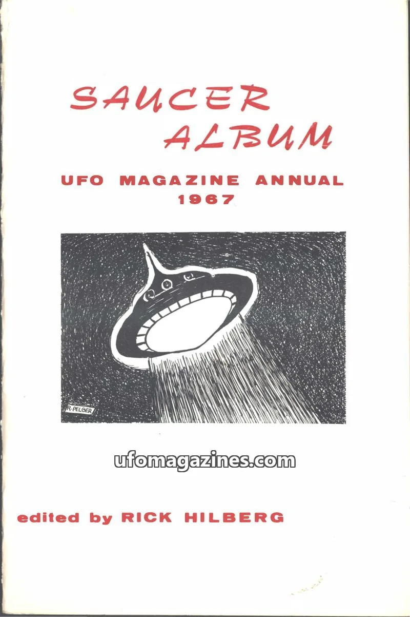 Cover of UFO Magazine Publications issue 1967 Annual: SAUCER ALBUM UFO MAGAZINE ANNUAL 1967