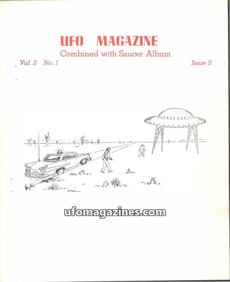 Cover of UFO Magazine Publications issue 5: UFO MAGAZINE