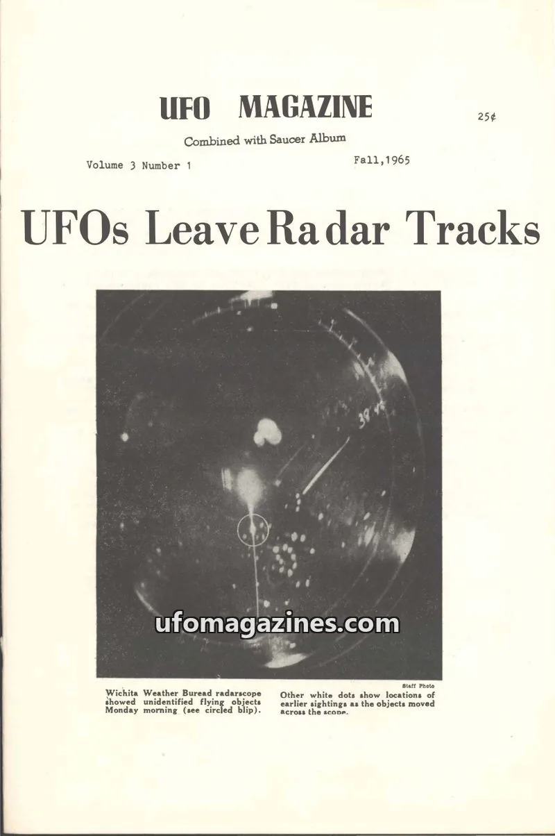 Cover of UFO Magazine Publications issue Volume 3 Number 1: UFO MAGAZINE