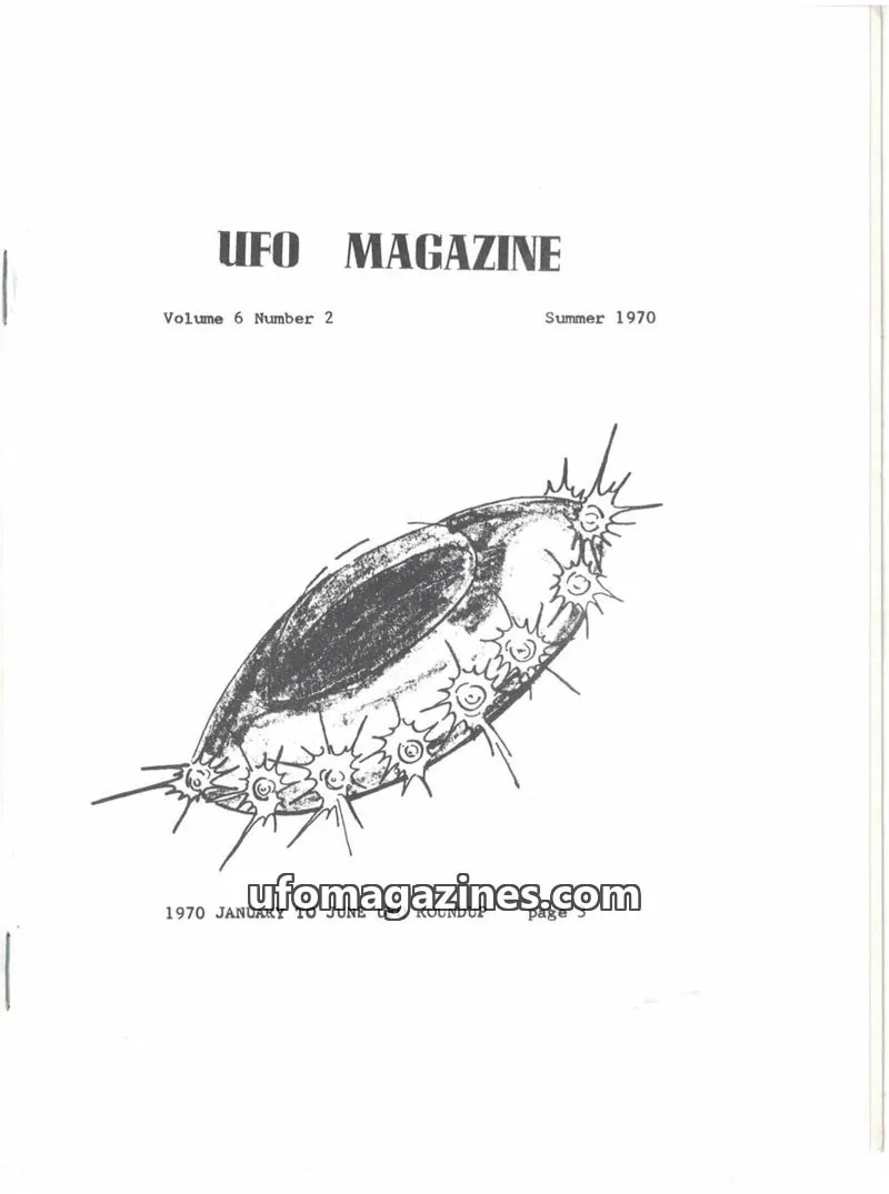 Cover of UFO Magazine Publications issue Number 2: UFO MAGAZINE