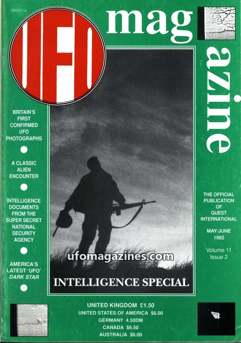Cover of QUEST PUBLICATIONS INTERNATIONAL LTD issue 2: UFO magazine
